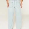 Light Wash Playing Card Graphic Skater Baggy Jeans Light Wash Playing Card Graphic Skater Baggy Jeans