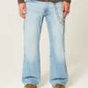 Light Wash Relaxed Bootcut Jeans