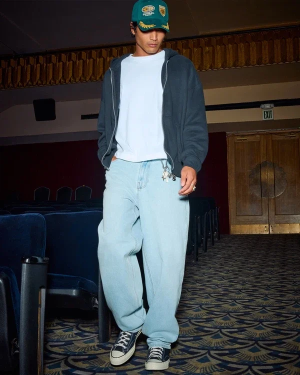 Light Wash Skater Baggy Jeans Light Wash Skater Baggy Jeans
