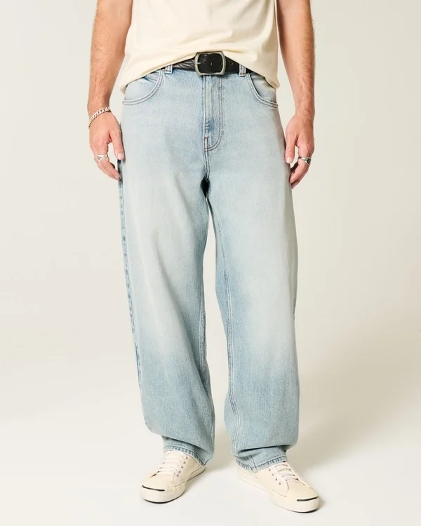 Light Wash Skater Baggy Jeans Light Wash Skater Baggy Jeans
