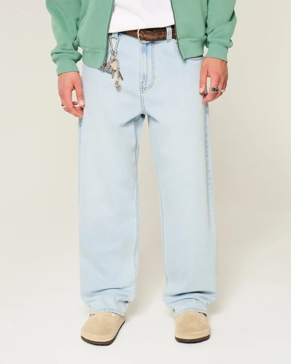 Light Wash Skater Baggy Jeans Light Wash Skater Baggy Jeans