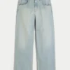 Light Wash Super Baggy Jeans