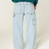 Light Wash Super Baggy Painter Jeans