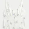Linen Blend Button-Through Top