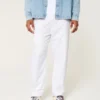 Linen-Blend Loose Pull-On Pants