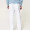 Linen-Blend Loose Pull-On Pants