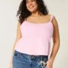 Linen-Blend Open-Back Top