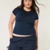 Linen-Blend Side Bow Soft Shorts