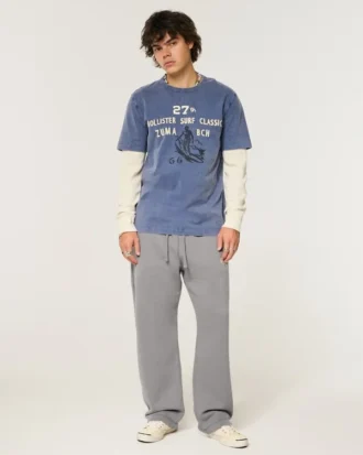 Logo Graphic Baggy Jeans