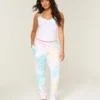 Logo Graphic Wash Effect Terry Joggers