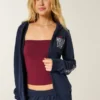 Logo Graphic Zip-Up Hoodie
