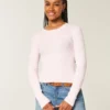 Long-Sleeve Crew Baby Tee