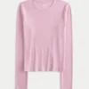Long-Sleeve Crew Baby Tee