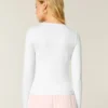 Long-Sleeve Seamless Fabric Crew Baby Tee