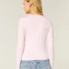 Long-Sleeve Seamless Fabric Crew Baby Tee