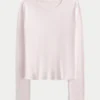 Long-Sleeve Seamless Fabric Crew Baby Tee