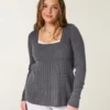 Long-Sleeve Square-Neck Babydoll