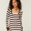 Long-Sleeve Square-Neck Babydoll