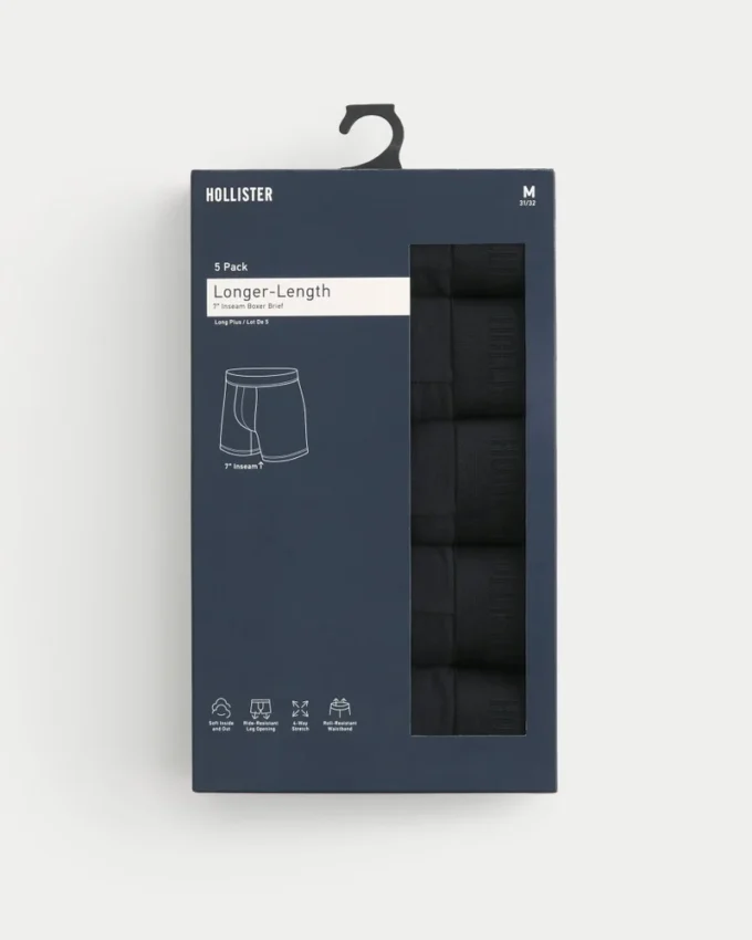 Longer-Length Boxer Brief 5-Pack