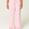 Low-Rise Baggy Pull-On Pants