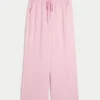 Low-Rise Baggy Pull-On Pants