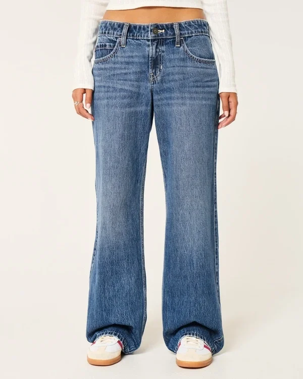 Low-Rise Dark Wash Baggy Jeans Low-Rise Dark Wash Baggy Jeans