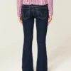 Low-Rise Dark Wash Bootcut Jeans