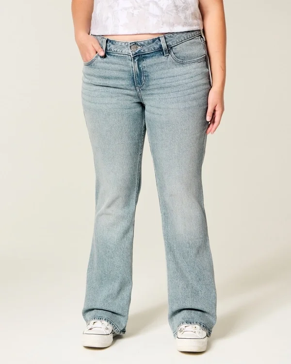 Low-Rise Light Wash Bootcut Jeans Low-Rise Light Wash Bootcut Jeans