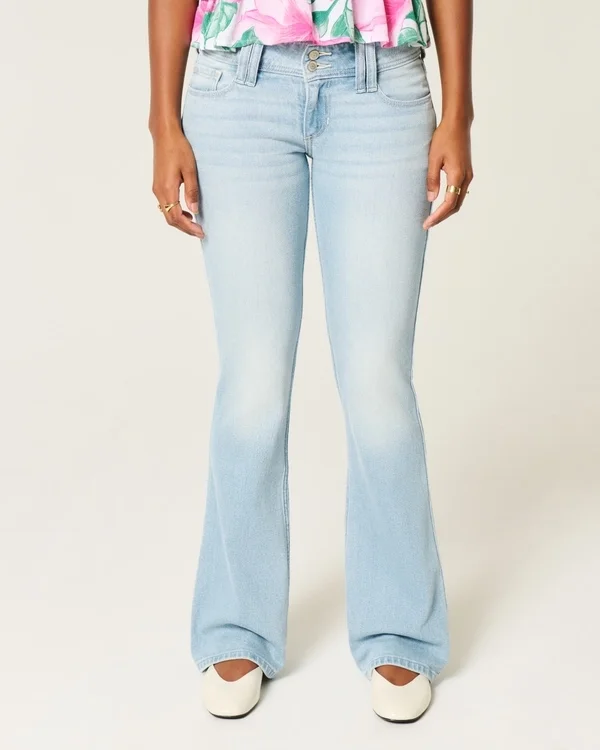 Low-Rise Light Wash Bootcut Jeans Low-Rise Light Wash Bootcut Jeans