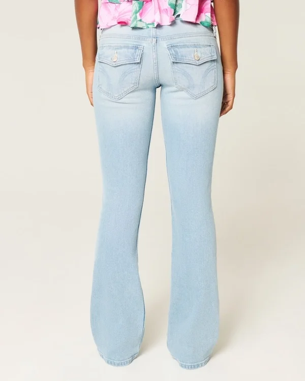 Low-Rise Light Wash Bootcut Jeans Low-Rise Light Wash Bootcut Jeans