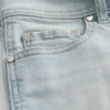 Low-Rise Light Wash Denim Shortie Shorts Low-Rise Light Wash Denim Shortie Shorts