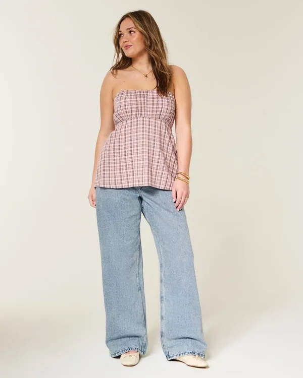 Low-Rise Medium Wash Baggy Jeans Low-Rise Medium Wash Baggy Jeans
