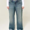 Low-Rise Medium Wash Baggy Jeans Low-Rise Medium Wash Baggy Jeans
