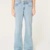 Low-Rise Medium Wash Baggy Jeans