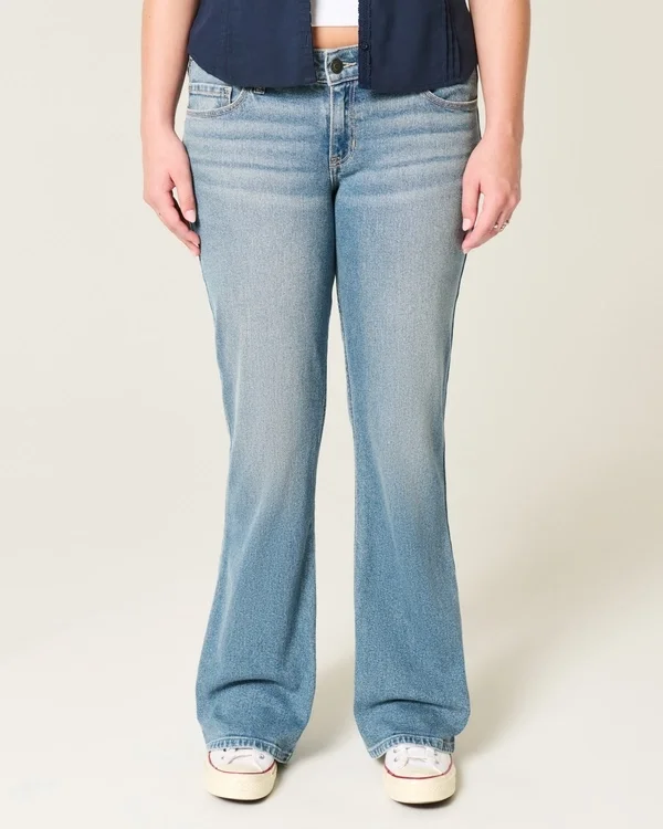 Low-Rise Medium Wash Bootcut Jeans Low-Rise Medium Wash Bootcut Jeans