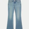 Low-Rise Medium Wash Bootcut Jeans