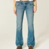 Low-Rise Medium Wash Studded Bootcut Jeans Low-Rise Medium Wash Studded Bootcut Jeans