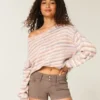 Low-Rise Poplin Shortie Shorts