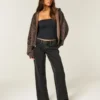 Low-Rise Washed Black Baggy Jeans Low-Rise Washed Black Baggy Jeans