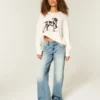 Low-Rise Y2K Medium Wash Baggy Jeans Low-Rise Y2K Medium Wash Baggy Jeans