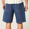 Medium Wash Baggy Denim Shorts