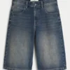 Medium Wash Denim Half Pants