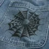 Medium Wash Doodle Baggy Jeans Medium Wash Doodle Baggy Jeans