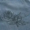 Medium Wash Doodle Baggy Jeans Medium Wash Doodle Baggy Jeans