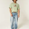 Medium Wash Skater Baggy Jeans Medium Wash Skater Baggy Jeans