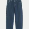 Medium Wash Star Graphic Skater Baggy Jeans Medium Wash Star Graphic Skater Baggy Jeans
