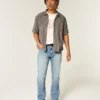 Medium Wash Straight Jeans