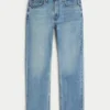 Medium Wash Straight Jeans