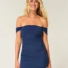 Mesh Off-the-Shoulder Bodycon Dress Mesh Off-the-Shoulder Bodycon Dress