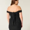 Mesh Off-the-Shoulder Bodycon Dress Mesh Off-the-Shoulder Bodycon Dress